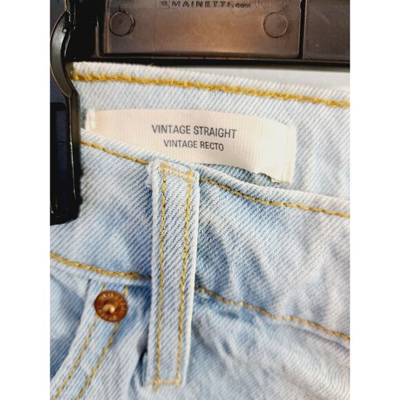 Universal Thread Womens Vintage Straight Leg High Rise Jeans Light Wash Sz 18 - Picture 5 of 6